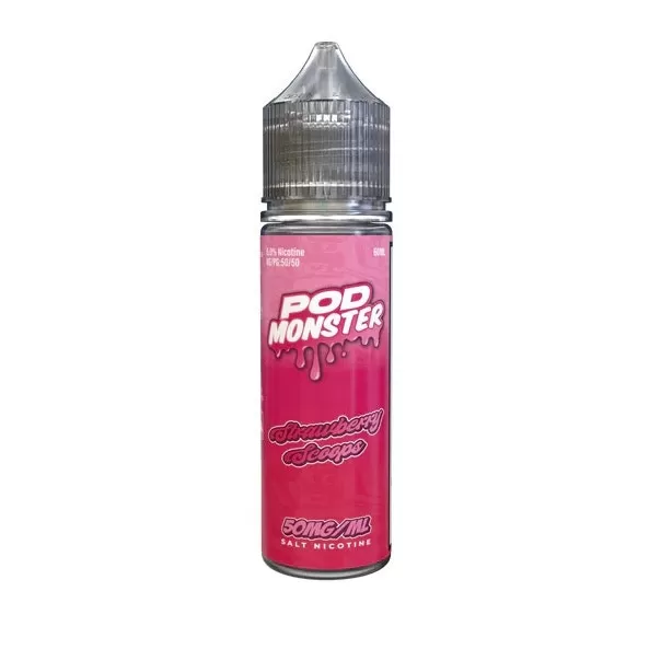 Pod Monster Salt Strawberry Scoops 60ml - Vape Product; Vape Product, Vape Product
