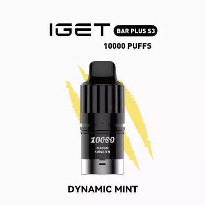 IGET Bar Plus S3 Pod – Dynamic Mint - Ozvapeone (353D46)
