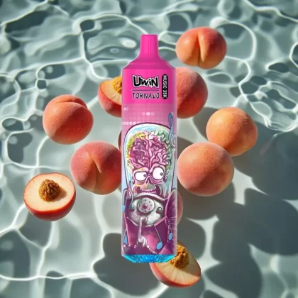 Uwin Tornado 35K Peach Berry Music Disposable Vape – 35K Puffs, 600mAh, Type-C, 0-5% Nicotine, Mesh Coil - Bangvapeaustralia