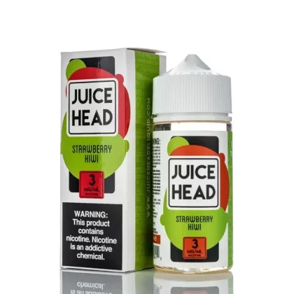 Juice Head E-Liquid - Strawberry Kiwi (Kiwi Berry) - 100ml