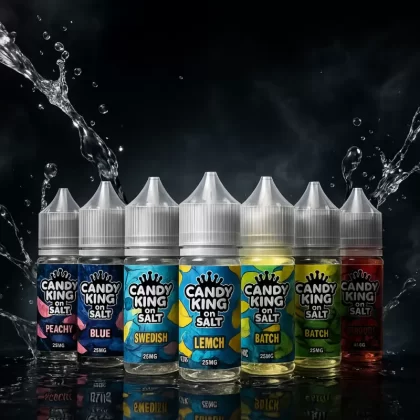 Candy King On Salt Nic Premium E-Liquid 30ml - Strawberry Pop Drops / 35mg