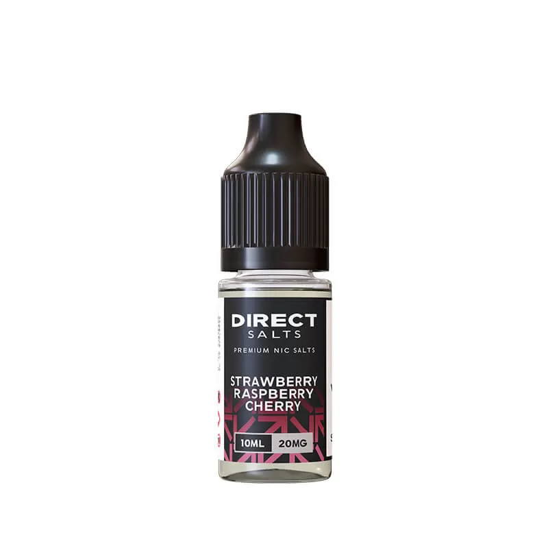 Direct Salts Strawberry Raspberry Cherry 10ml E-Liquid - 20mg - Image 2