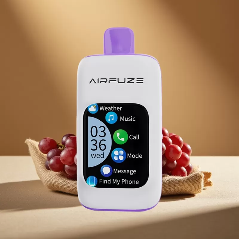 AirFuze Smart 30000 Puffs Touch Screen Disposable Pod Grape Burst