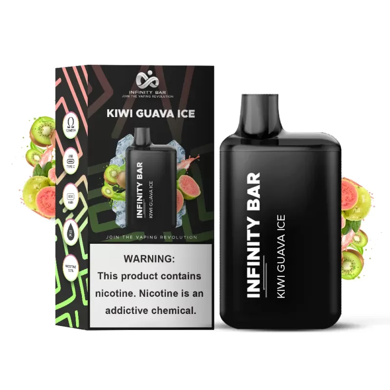 Infinity Bar Disposable Vape – Kiwi Guava Ice 35mg (5000Puffs) - Vapebazaar Pk