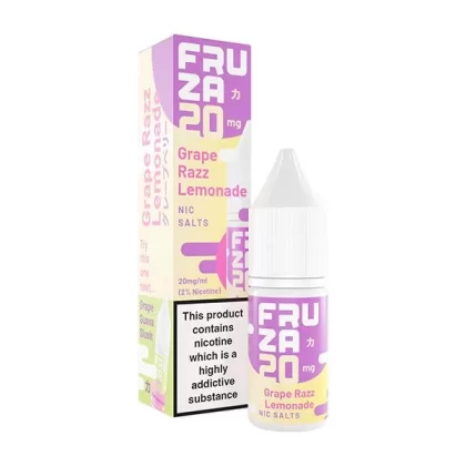 Fruza Grape Razz Lemonade Nic Salt - 10mg - Pack of 10, 20mg - Pack of 10