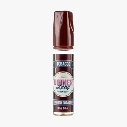 Smooth Tobacco 50ml Shortfill E-Liquid by Dinner Lady - Nicotine Salt Short (+0.70)