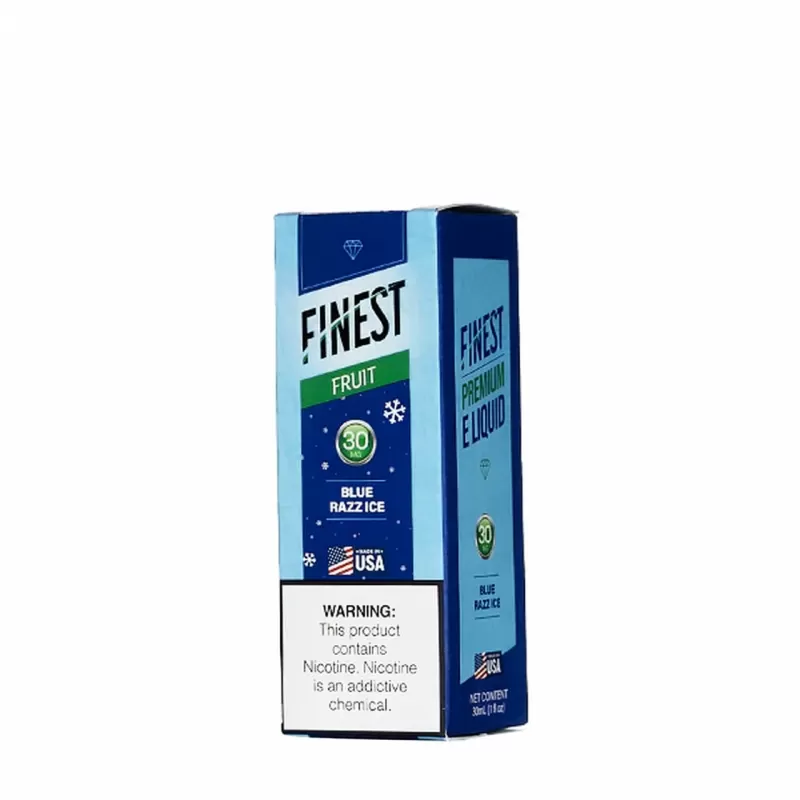 Finest Salt Nic Blue Razz Ice 30mL Vape Juice - Image 3