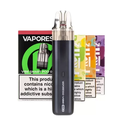 Vaporesso Vibe SE 2 Pod Kit Bundle - Gleaming Black / 0.6/0.8ohm