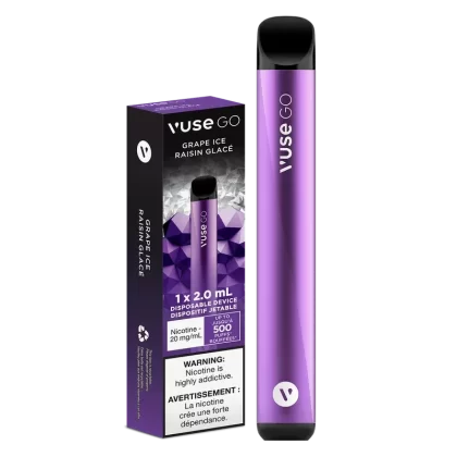 VUSE Disposable Vape – VUSE GO Disposable – Grape Ice