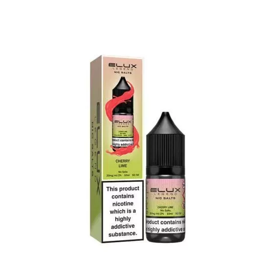 ELUX CHERRY LIME Nic Salt (10pk) 10mg 20mg Vape Juice Liquid