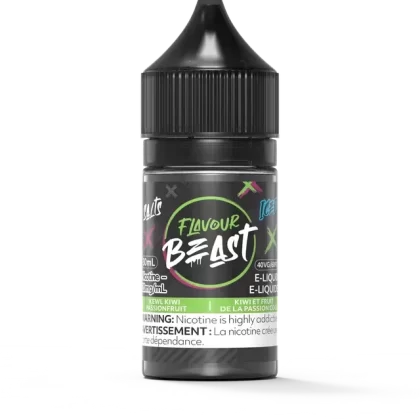 Flavour Beast E-liquid – Kewl Kiwi Passionfruit Iced - NICOTINE STRENGTH#10MG>20MG