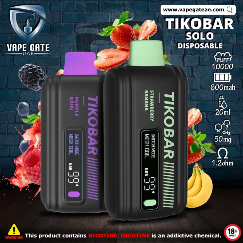 Tikobar Solo Disposable Vape (10,000 Puffs)