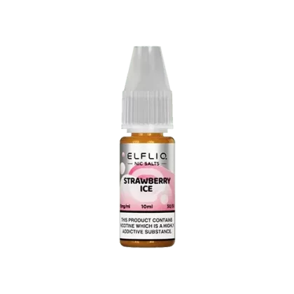 Strawberry Ice Elfliq by Elf Bar – 10ml Nic Salt E-liquid