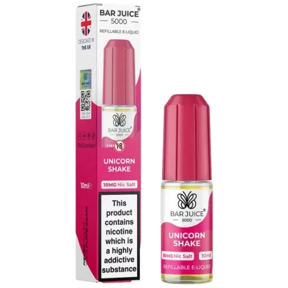 Unicorn Shake Nic Salt E-Liquid by Bar Juice 5000 (10ml) - 10mg