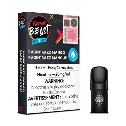 Flavour Beast Pods – Ragin’ Razz Mango
