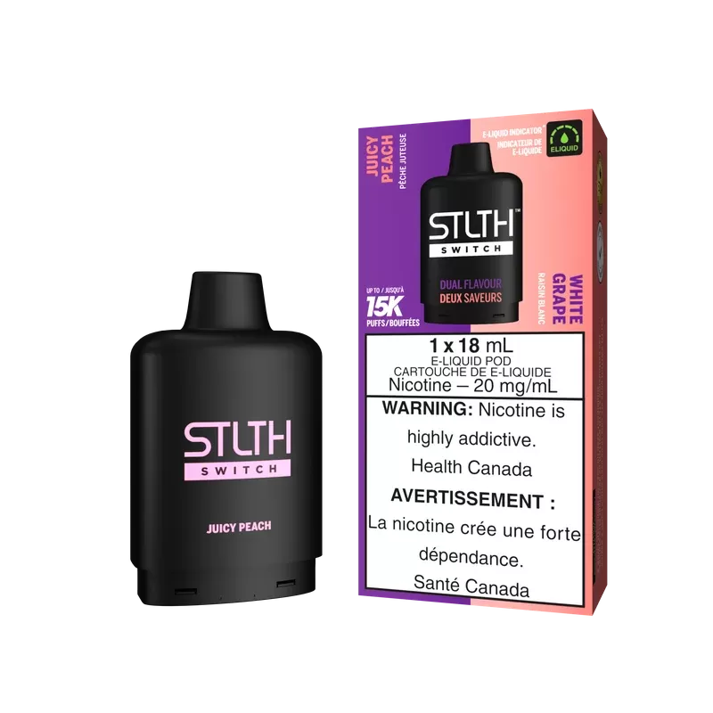 STLTH SWITCH Pod Pack – White Grape / Juicy Peach