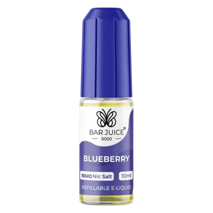 Bar Juice 5000 Blueberry Nic Salt Vape Juice 10ml - Strength#10mg>20mg