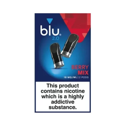 Blu 2.0 Berry Mix E Liquid Pods – 2 Pack - Strength#9mg>18mg (1FEAF4)