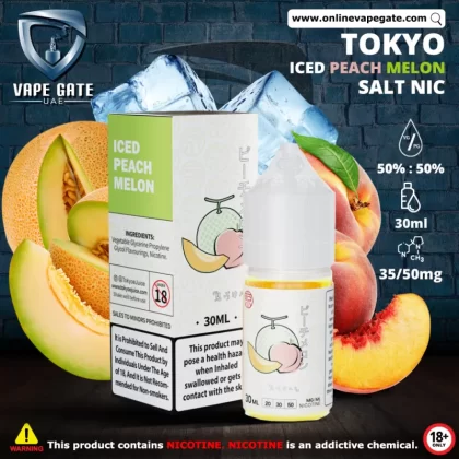 Tokyo Iced Peach Melon Saltnic 30ml