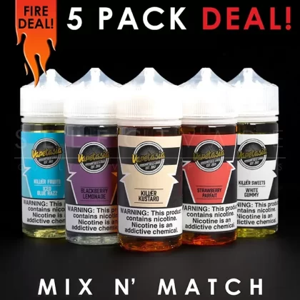 Vapetasia Eliquid – Mix and Match (5 Pack) 500ml