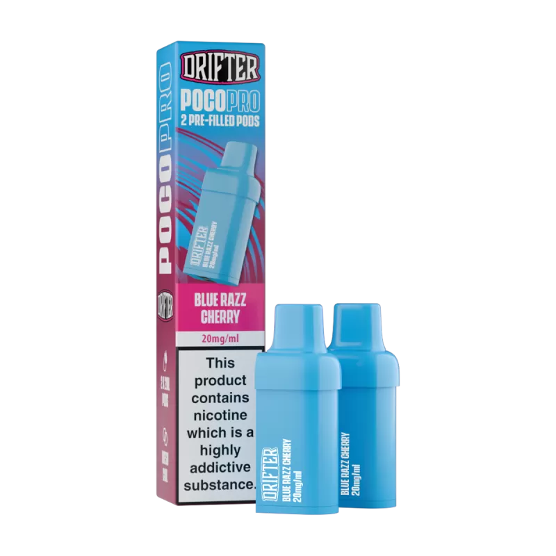 Drifter Poco Pro Pods - Strawberry Raspberry Ice - Vapeshop Co - Image 2