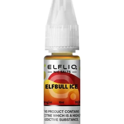 Elf Bar Elfliq ElfBull Ice Nic Salt Vape Juice - Strength 10mg