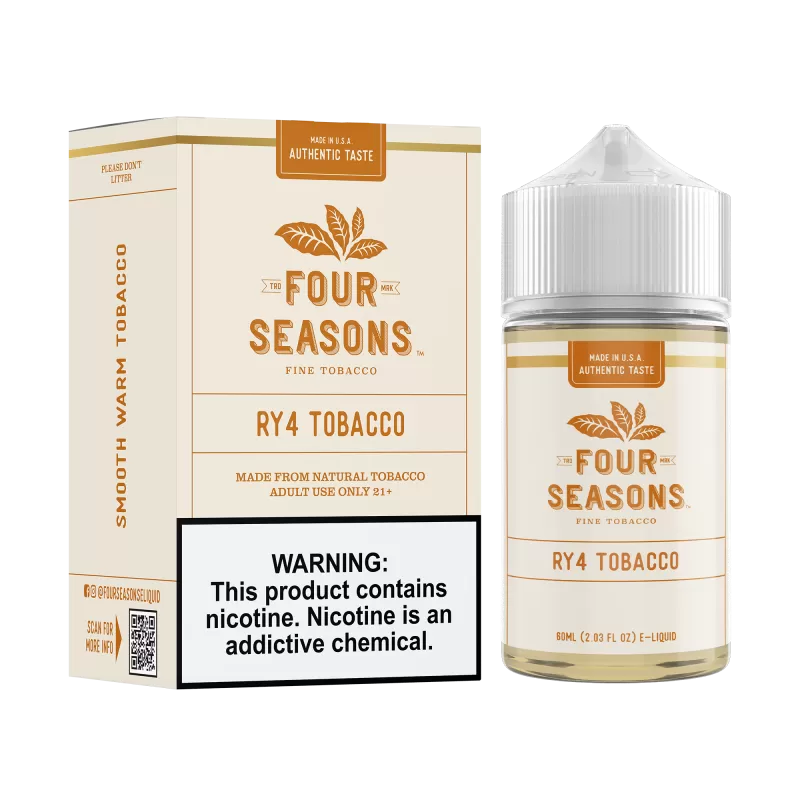 FOUR SEASONS - RY4 Tobacco - 60ML E-Liquid