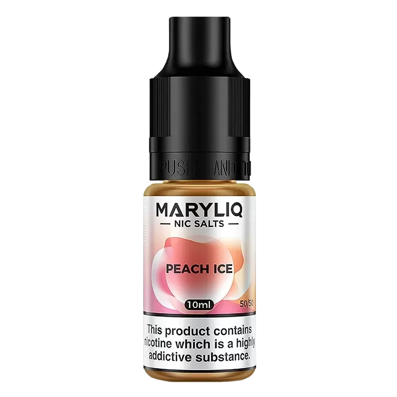 Maryliq Peach Ice Nic Salt by Lost Mary Vape