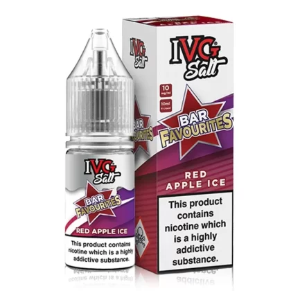 Red Apple ICE By I VG Bar Favourites 10ml - Nicotine Strength#10mg (Salt)>20mg (Salt)