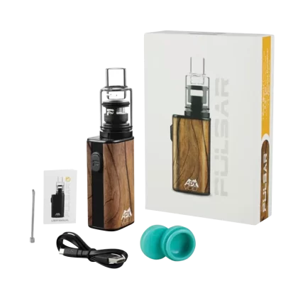 Pulsar APX Volt V3 Vaporizer - Design#Courtney Hannen Mrow>Zion Lion>Cold Silver>Black>Black Out>Emerlad>Melting Mushroom>Psychedelic Desert>Wood Grain