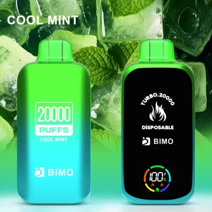 BIMO Turbo 20000 Puffs – Cool Mint - Ozvapeone (737C10)