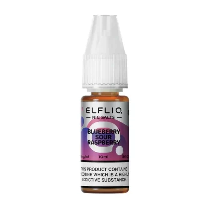 Blueberry Sour Raspberry By Elfbar Elfliq Nic Salt 10ml - 5mg
