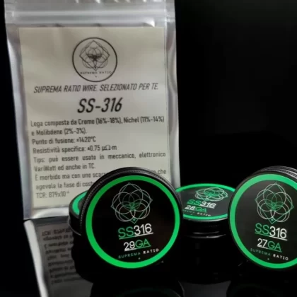Suprema Ratio – SS316 29ga 10m