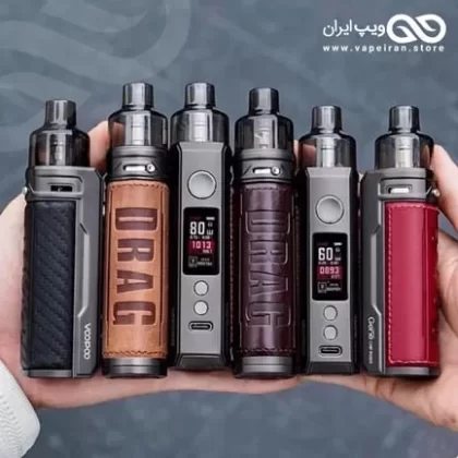 Voopoo Drag S - Black, Black Red; Vape Product, PNP VM1