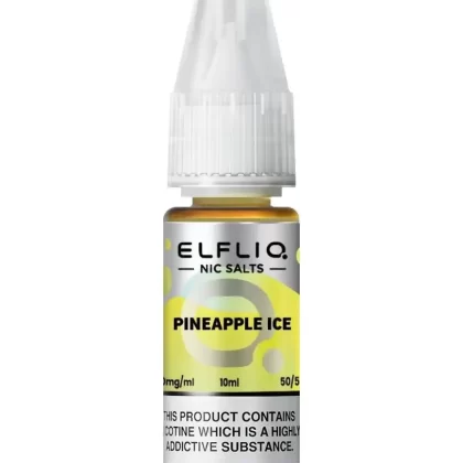 Elf Bar Elfliq Pineapple Ice Nic Salt Vape Juice - Strength 20mg