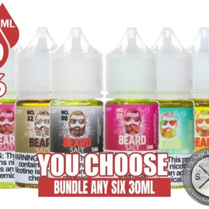Beard Salt Bundle 6x30ml (180ml)