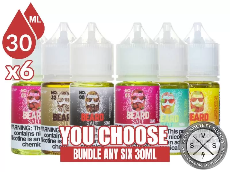 Beard Salt Bundle 6x30ml (180ml)