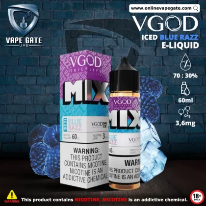 VGOD Iced Blue Razz - 60ml - 3 mg