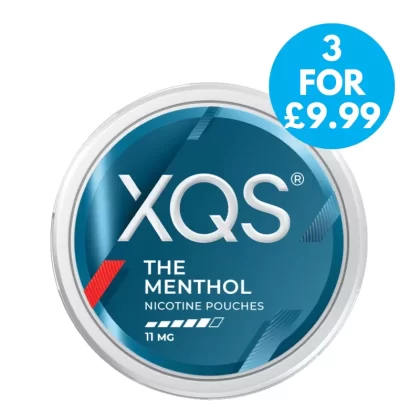 XQS Snus 11mg Nicotine Pouches The Menthol - XQS / 11mg / Medium