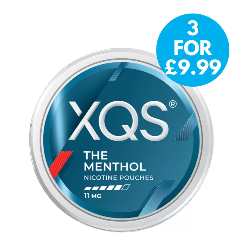 XQS Snus 11mg Nicotine Pouches The Menthol - XQS / 11mg / Medium
