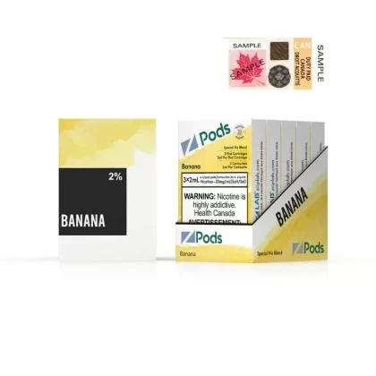 Z Pods Banana 2% Special Nic Blend