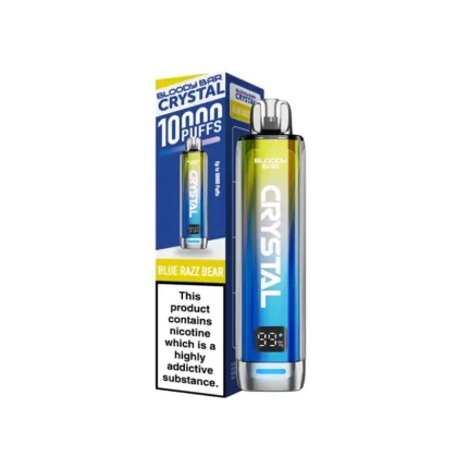Bloody Bar Crystal 10000 Disposable Vape Kit Pack of 5 - Pineapple Ice pack of 5