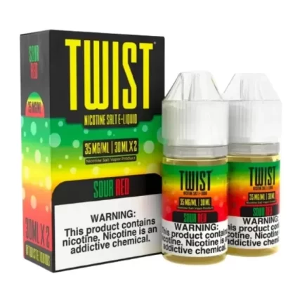 Sour Red Nicotine Salt by Twist E-Liquids - Vape Product; Vape Product