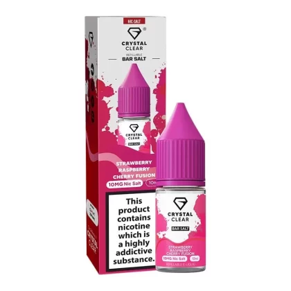 Strawberry Raspberry Cherry Fusion By Crystal Clear Salt 10ml