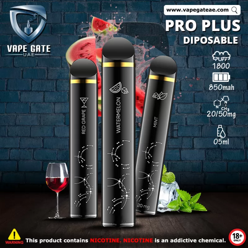 Pro Plus - Swiss Design 1800 Puffs Disposable Vape - 50 mg / Grape