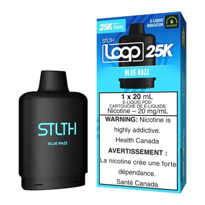 STLTH Loop 25K E-Liquid Pod Pack – Blue Razz - 20mg/mL