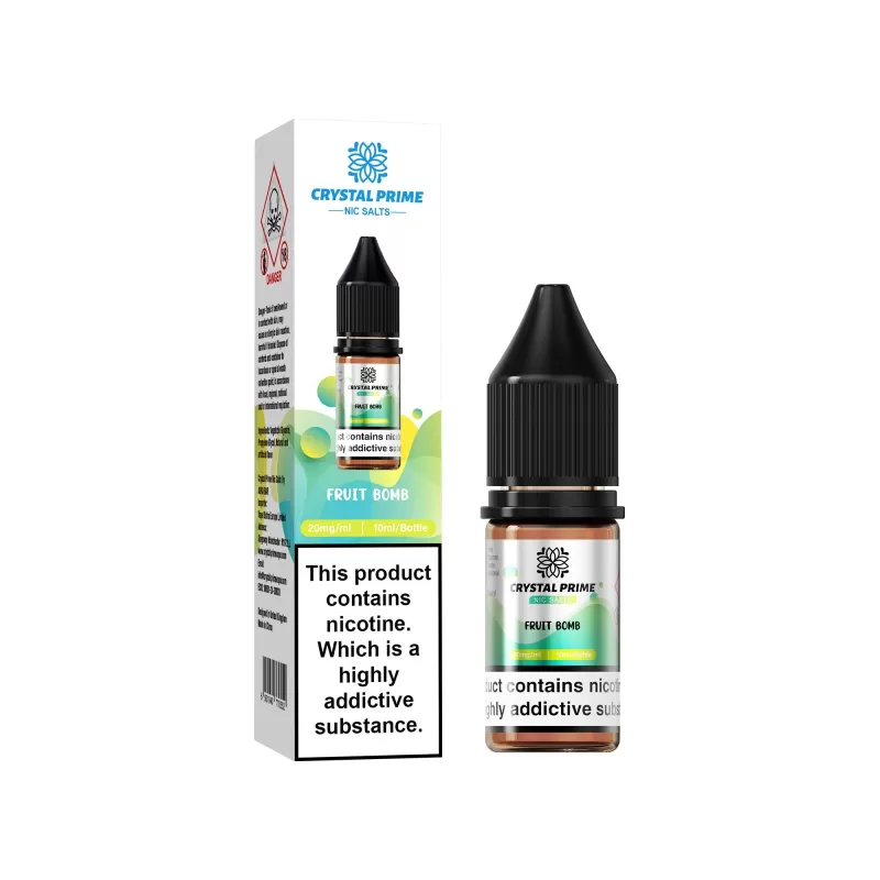 Crystal Prime 7000 Nic Salts 10ml E-Liquid - Blueberry Raspberry / 20mg - Image 3