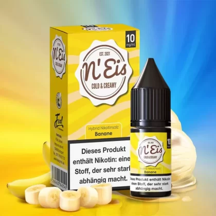 n’EIS Hybrid Nikotinsalz Liquid – Banane - Vapebazar