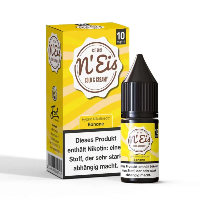 n’EIS Hybrid Nikotinsalz Liquid – Banane - Vapebazar - Image 3