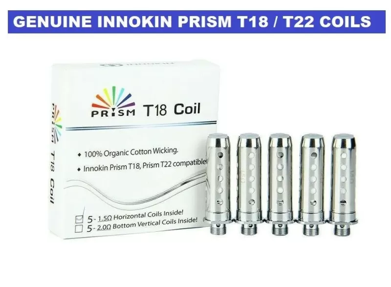 5x Coils Origina Innokin Endura T18 / T22 Replacement Coil For Prism Tank